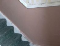 Damp proof and plastering terraced house in Aberdare. Ready for decoration.